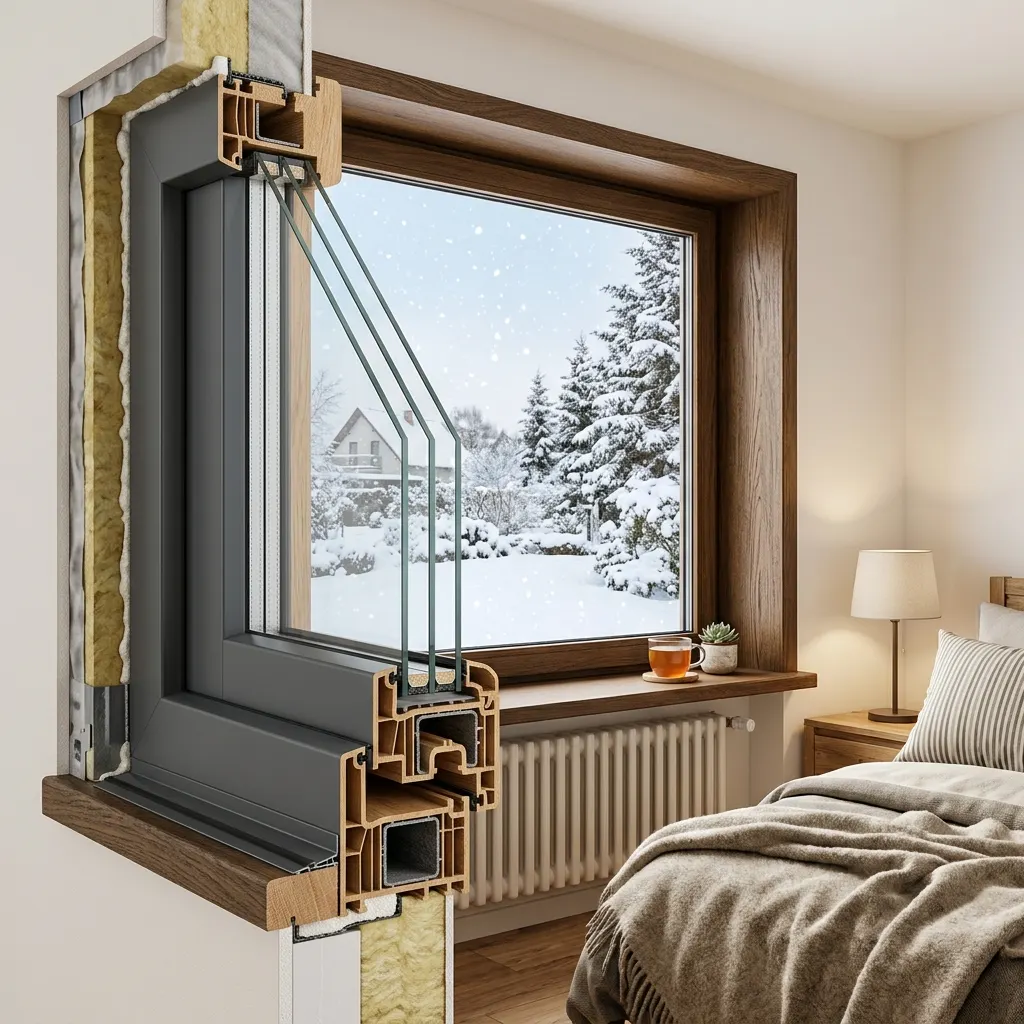 Ventanas de alto aislamiento en Navarra, proyecto realizado por Muebles Pascual en Navarra